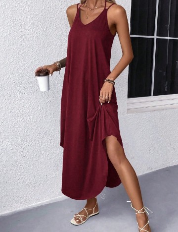Rochie lunga SHEIN, rosu