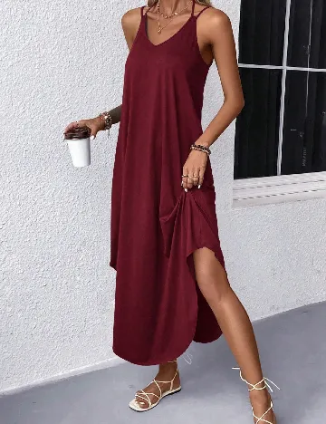 Rochie lunga SHEIN, rosu