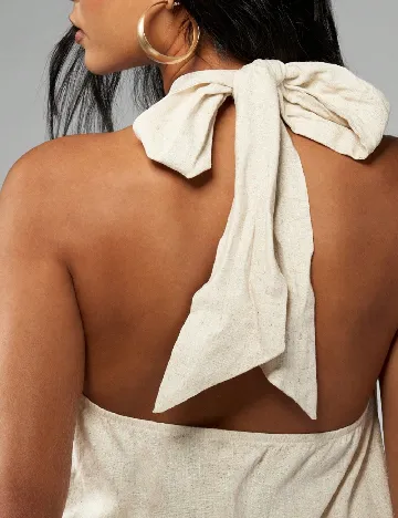 Rochie scurta Missguided, crem