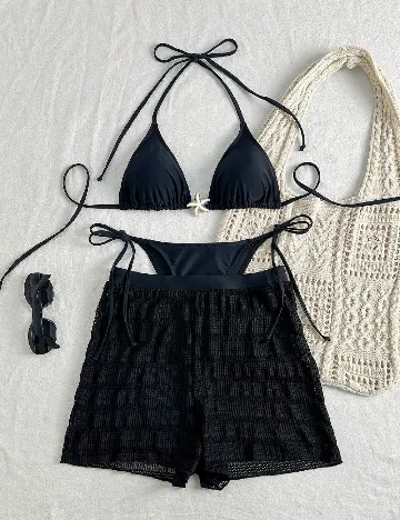 Costum de baie SHEIN, negru