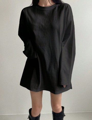 Rochie scurta Dazy, negru