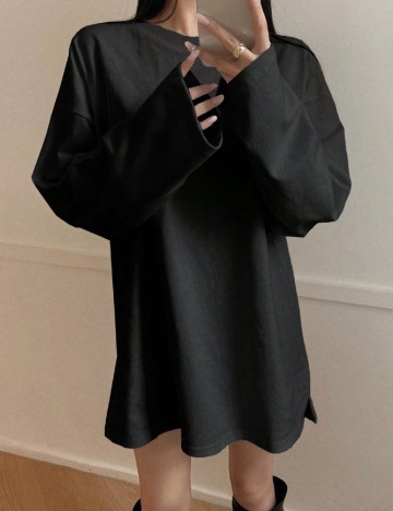 Rochie scurta Dazy, negru