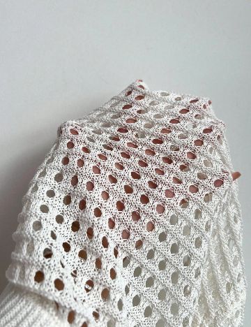 Fusta de plaja SHEIN, alb