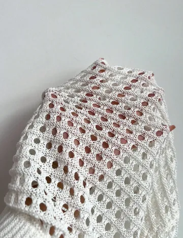 Fusta de plaja SHEIN, alb