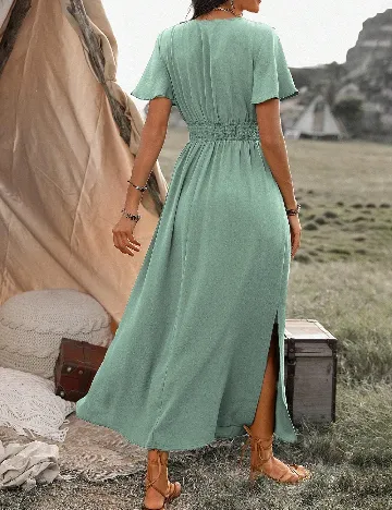 Rochie lunga SHEIN, verde