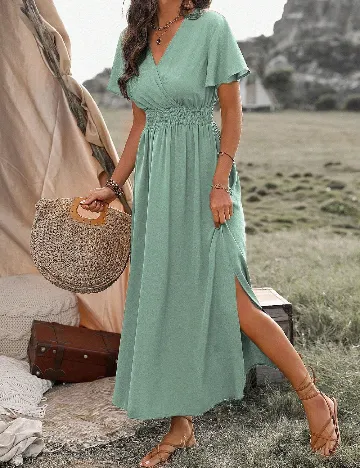 Rochie lunga SHEIN, verde