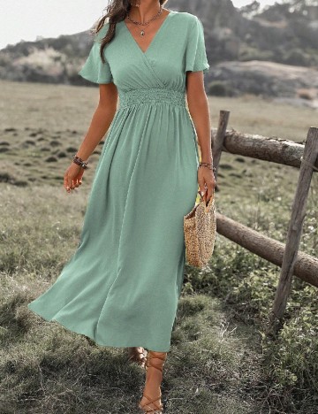 Rochie lunga SHEIN, verde