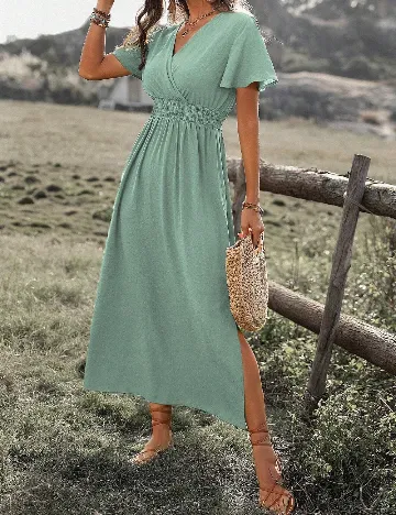 Rochie lunga SHEIN, verde