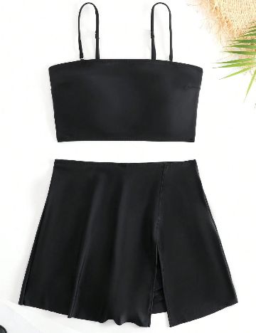 Compleu De Plaja SHEIN, negru