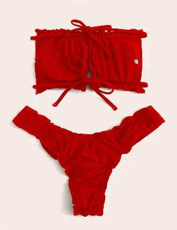 Costum de baie SHEIN, rosu