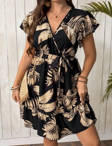 Rochie scurta SHEIN CURVE, negru