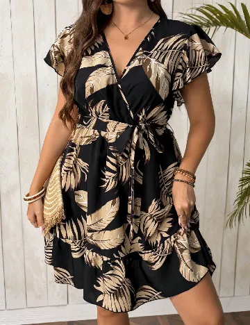 Rochie scurta SHEIN CURVE, negru