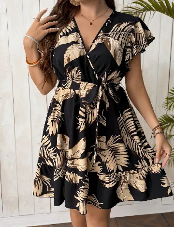 Rochie scurta SHEIN CURVE, negru