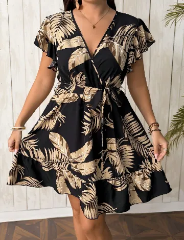 Rochie scurta SHEIN CURVE, negru