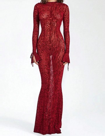 Rochie lunga SHEIN, rosu