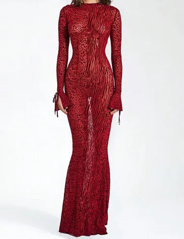 Rochie lunga SHEIN, rosu