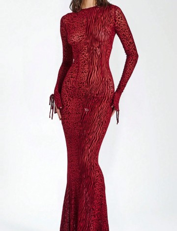Rochie lunga SHEIN, rosu