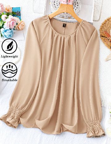 Bluza SHEIN CURVE, crem