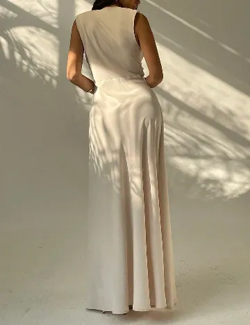 Rochie lunga SHEIN, crem