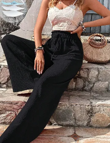 Pantaloni SHEIN, negru