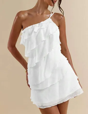 Rochie scurta SHEIN, alb