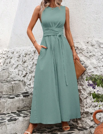 Rochie lunga SHEIN, albastru