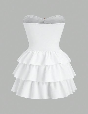 Rochie scurta SHEIN, alb