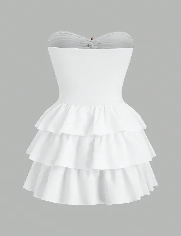 Rochie scurta SHEIN, alb