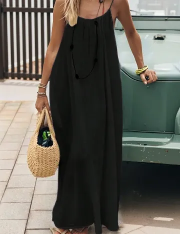 Rochie lunga SHEIN CURVE, negru