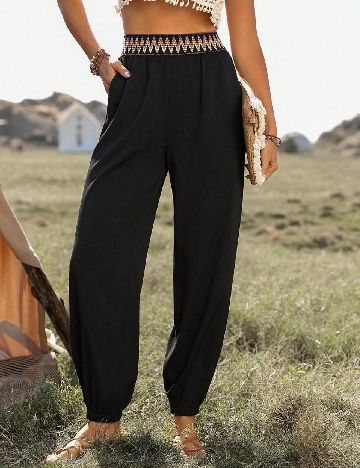 Pantaloni SHEIN, negru