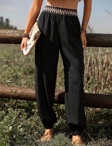 Pantaloni SHEIN, negru