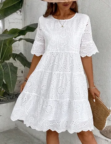 Rochie scurta SHEIN, alb