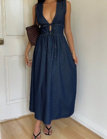 Rochie lunga SHEIN, bleumarin