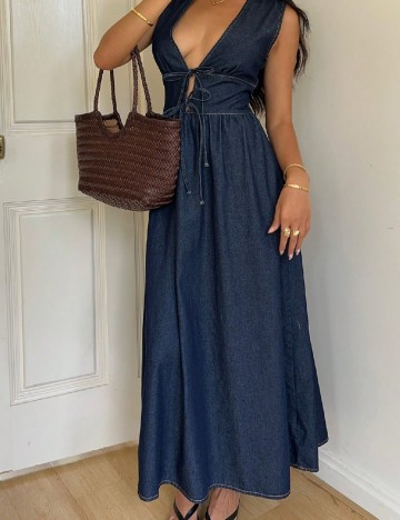 Rochie lunga SHEIN, bleumarin