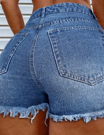 Pantaloni scurti SHEIN, albastru