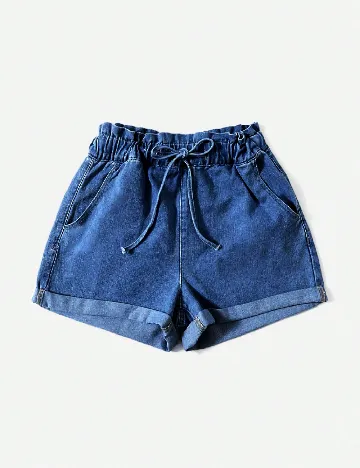 Pantaloni scurti SHEIN, albastru