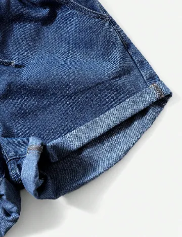 Pantaloni scurti SHEIN, albastru