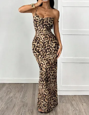 Rochie lunga SHEIN, animal print
