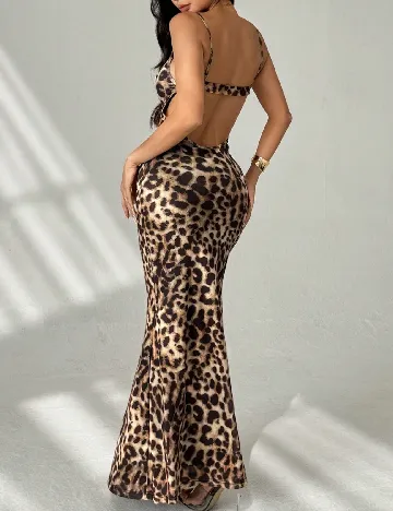 Rochie lunga SHEIN, animal print