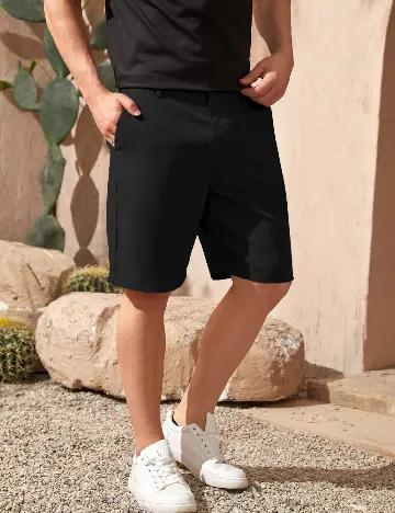 Pantaloni scurti SHEIN, negru