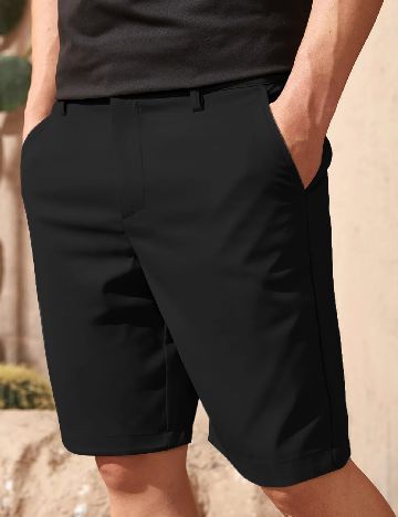 Pantaloni scurti SHEIN, negru