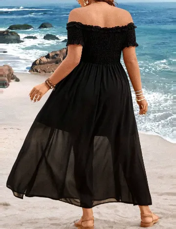 Rochie lunga SHEIN CURVE, negru