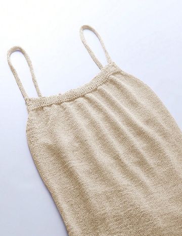 Rochie lunga SHEIN, crem