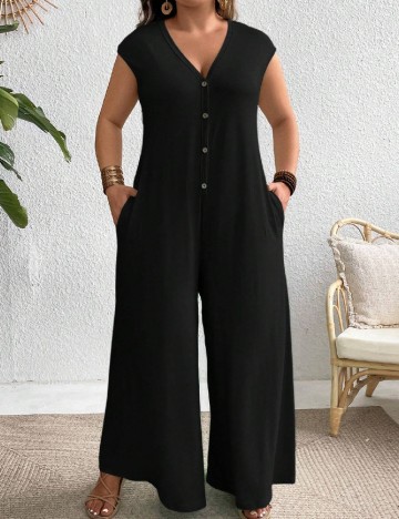 Salopeta SHEIN CURVE, negru