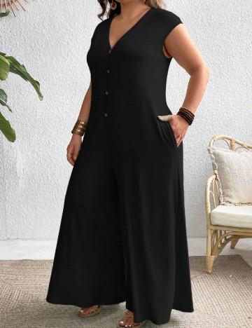 Salopeta SHEIN CURVE, negru