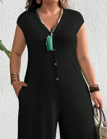 Salopeta SHEIN CURVE, negru