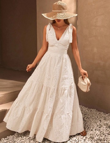 Rochie lunga SHEIN, alb