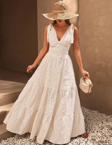 Rochie lunga SHEIN, alb