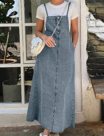 Rochie lunga Dazy, albastru