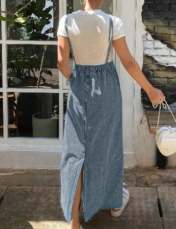 Rochie lunga Dazy, albastru